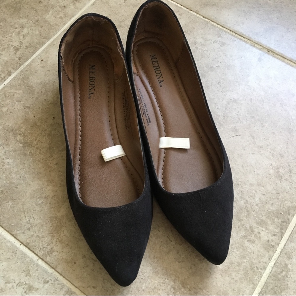 Merona Black Flats